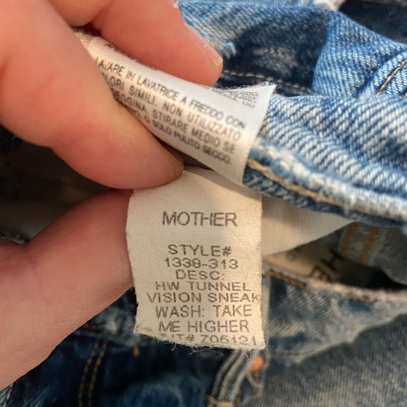 MOTHER High Waist Tunnel Vision Sneak in Take Me Higher  
Size 30 - Picture 9 of 10